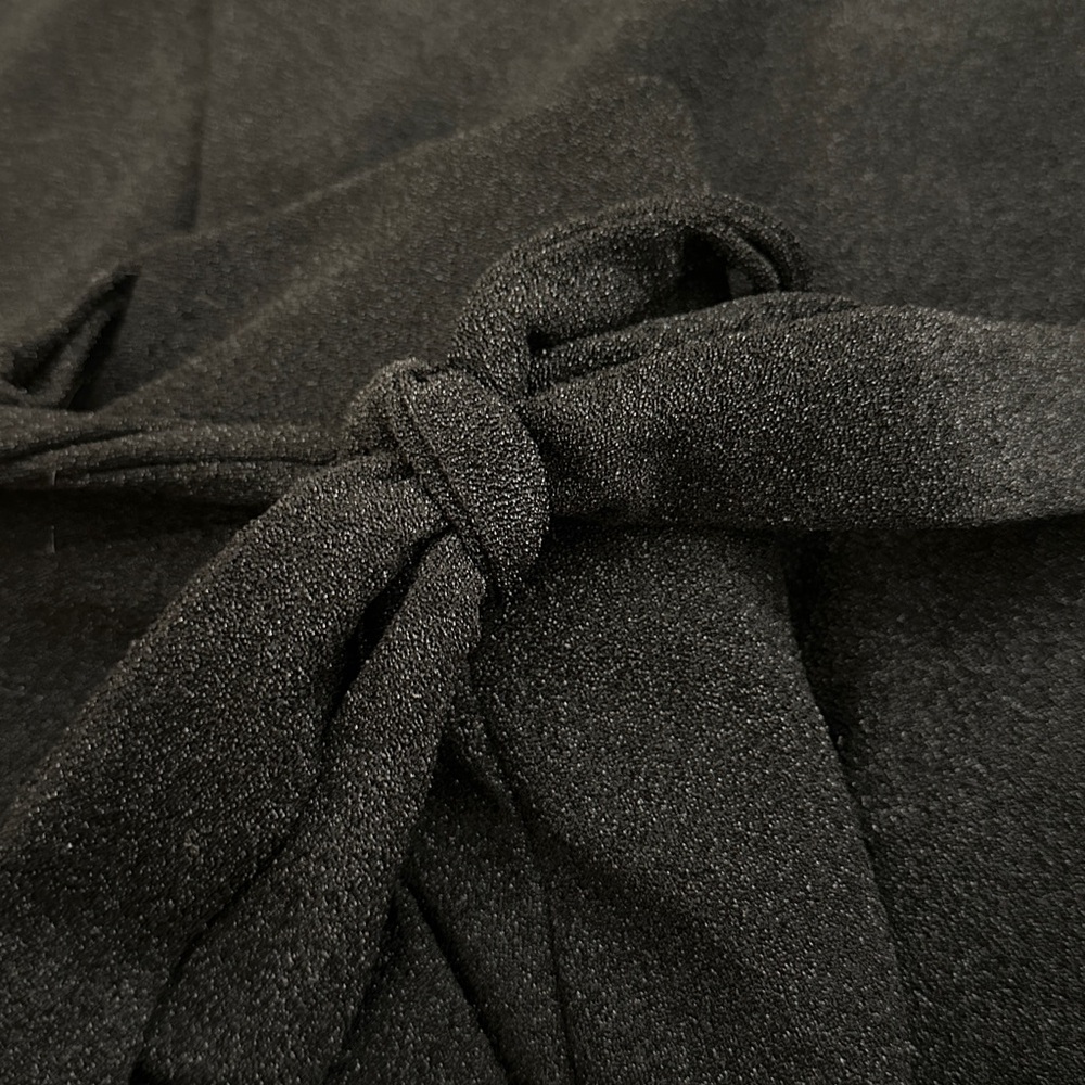 Elegant Black Tie Pants.